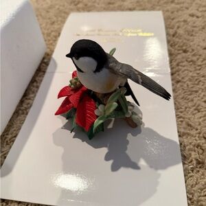 Vintage Beautiful Lenox Chickadee Garden Bird - Vintage from 1997